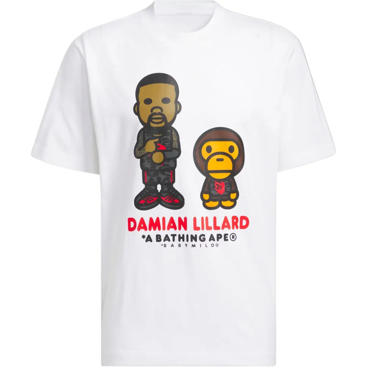 Bape X Adidas Dame Baby Milo Tee