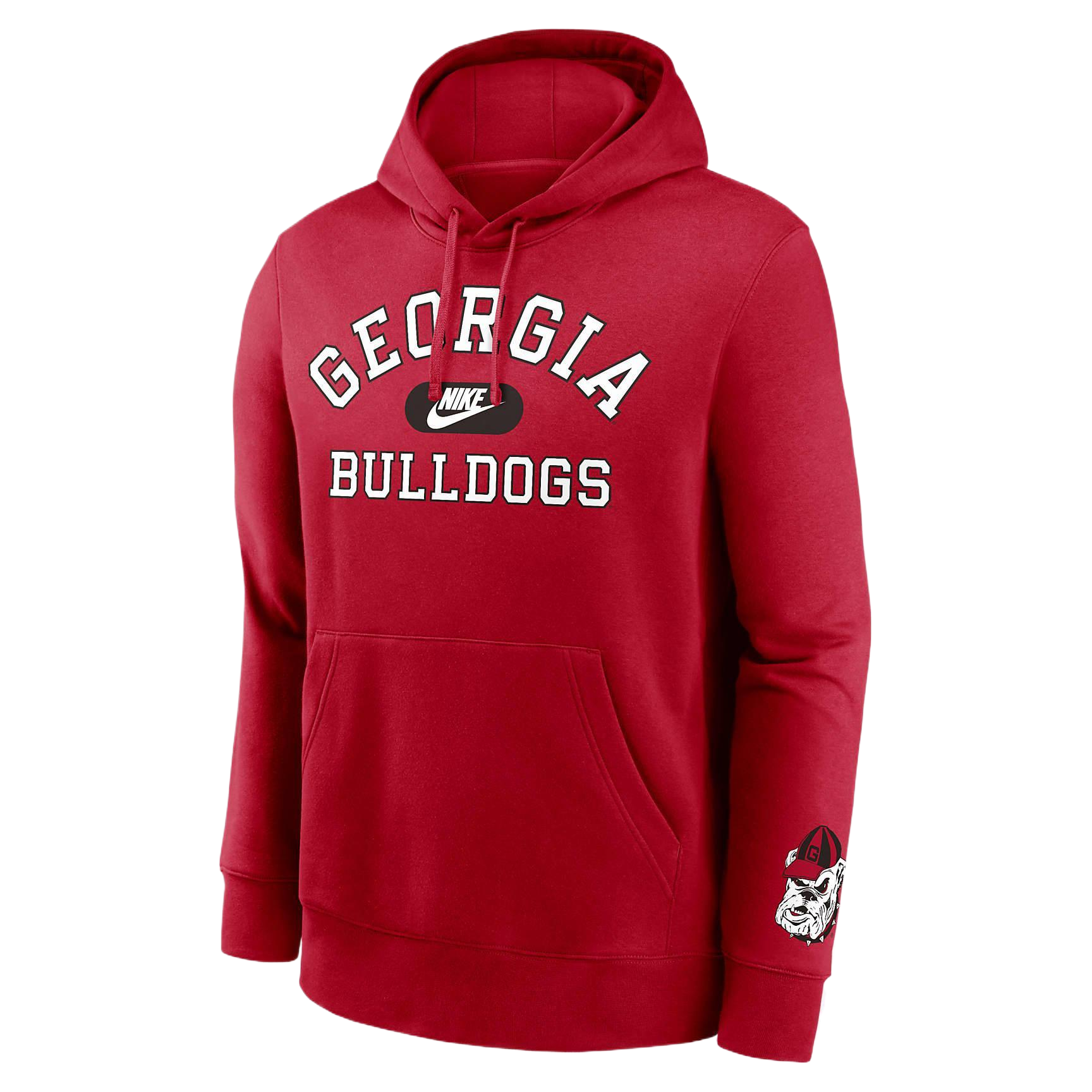 Nike Georgia Bulldogs Legacy Club Foundational Men's Nike College Pullover Hoodie
