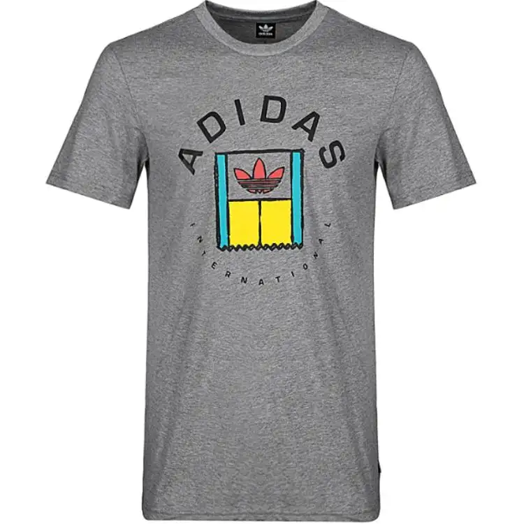 Adidas Originals ONCOURT T Shirt Men's Gray