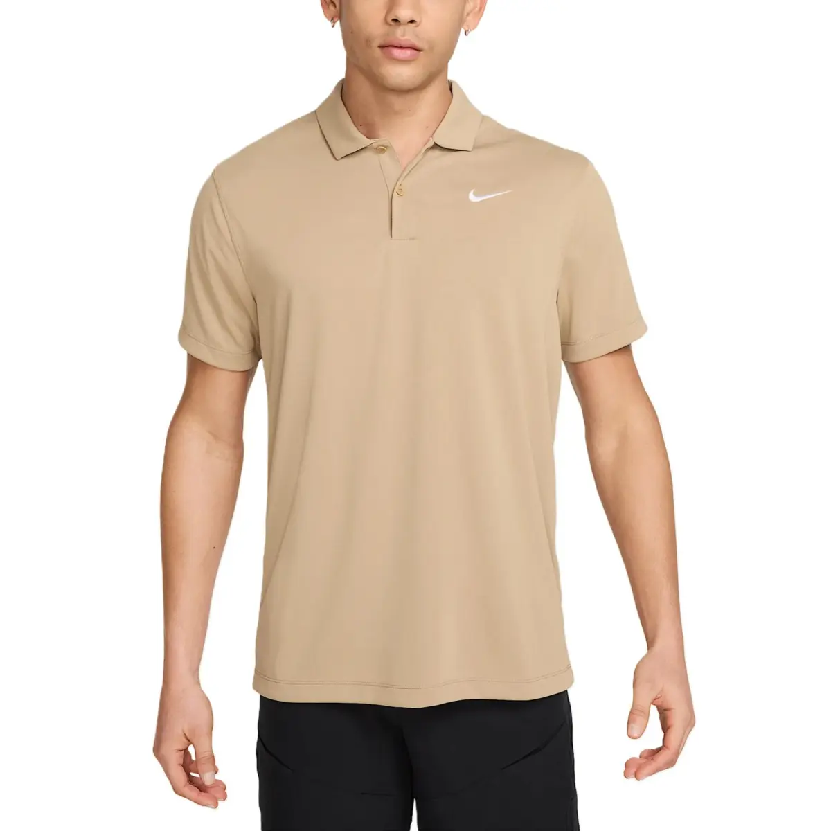 Nike CourtDri Fit T Shirt Men's Apricot Tea Brown