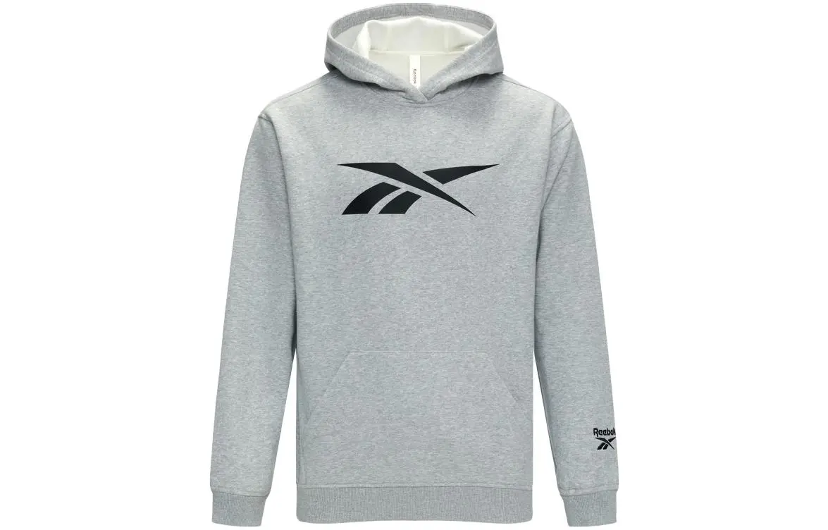 Reebok Sweatshirts Unisex Gray Hooded (Non-detachable) Moderate
