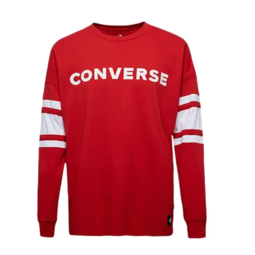 Converse T Shirts Men's Red Crew Neck