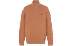 Timberland Sweatshirts Men's Brown Stand Collar Moderate Regular