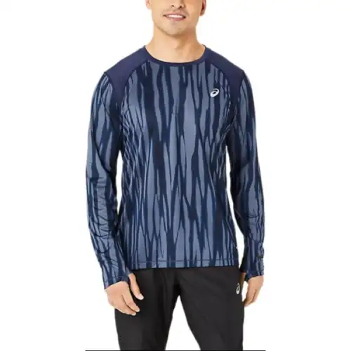Asics ROAD SHIBORI T Shirt Men's Blue Additional/Midnight