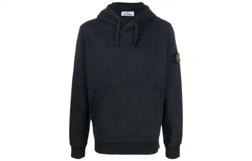 STONE ISLAND Compass-patch Drawstring Hoodie