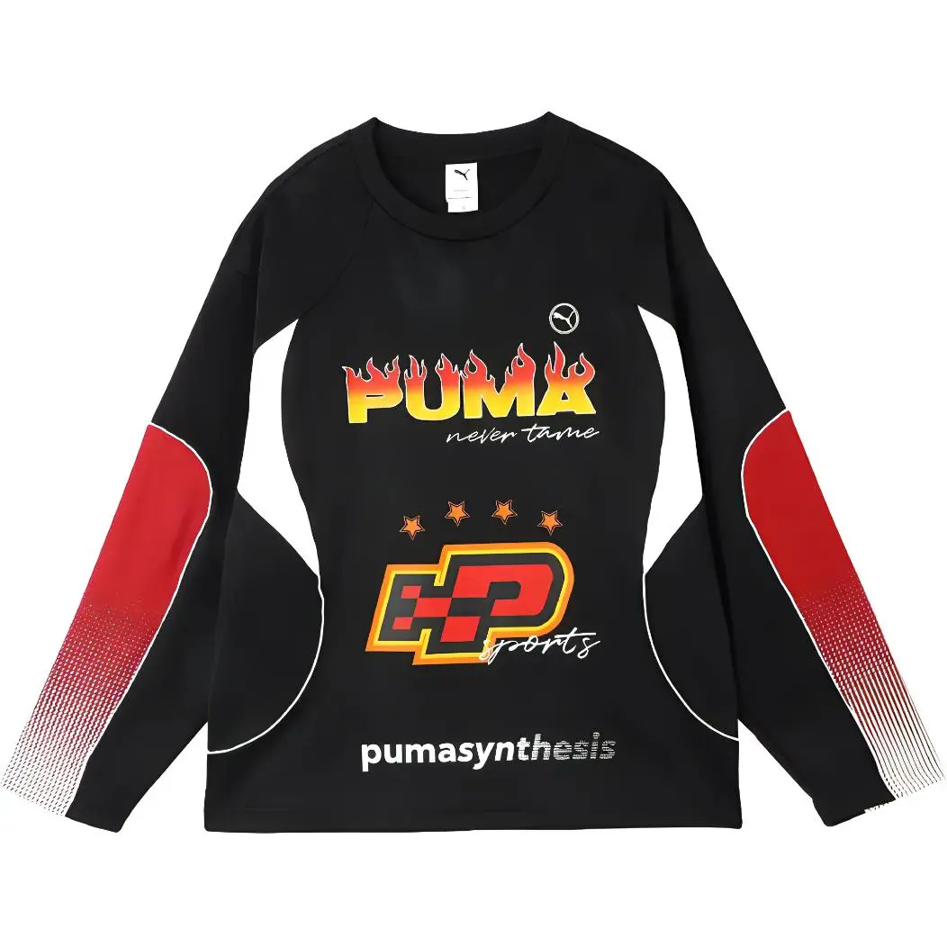 PUMA The Beyond SPEED Longsleeve Jersey T Shirt Unisex Black