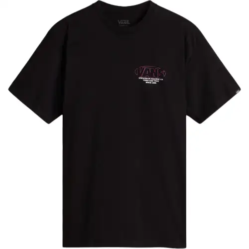 Vans T Shirts Men's Black Crew Neck