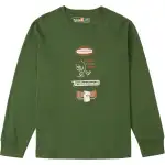 Timberland T Shirts Men's Green Crew Neck Moderate Straight Fit
