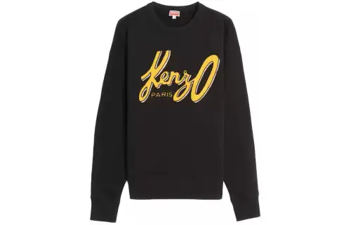 KENZO Archive Logo Embroidered Crewneck Sweatshirt