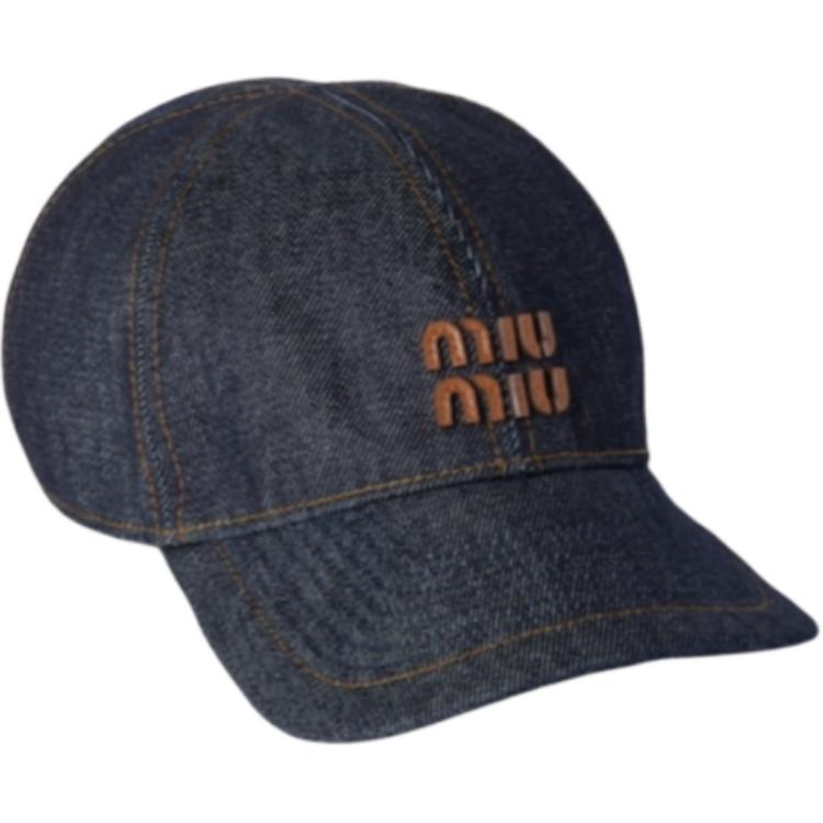 Женская кепка MIU MIU (синяя)