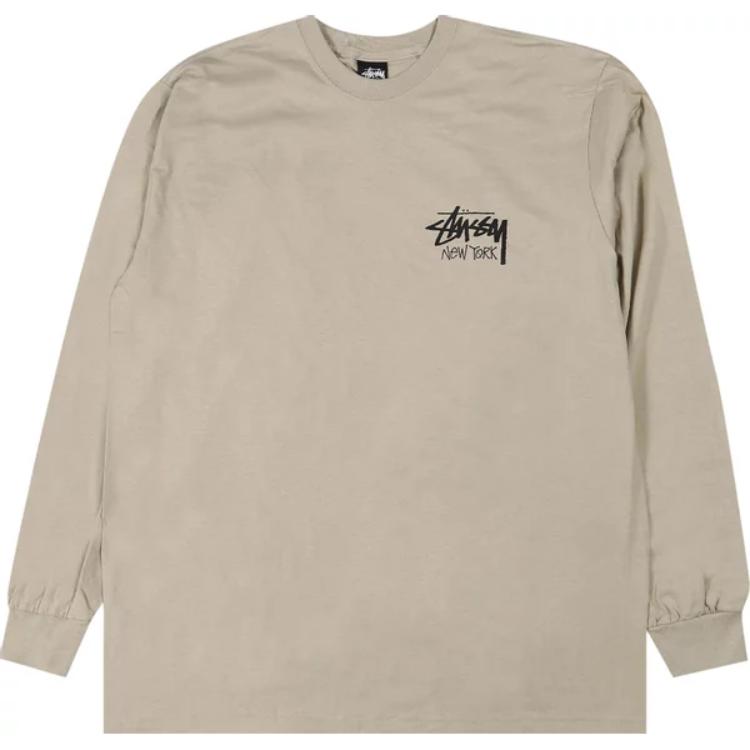 Мужское худи Stussy New York Hoodie (серое)