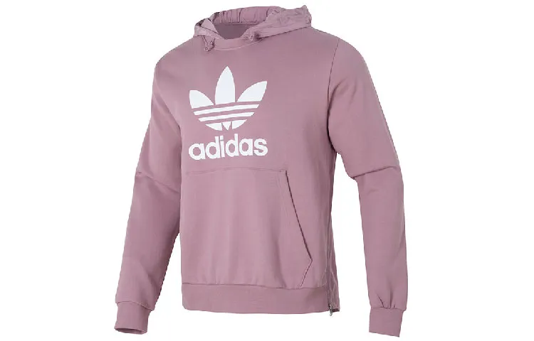 Adidas Originals Sweatshirts Men's Purple Hooded Moderate Other