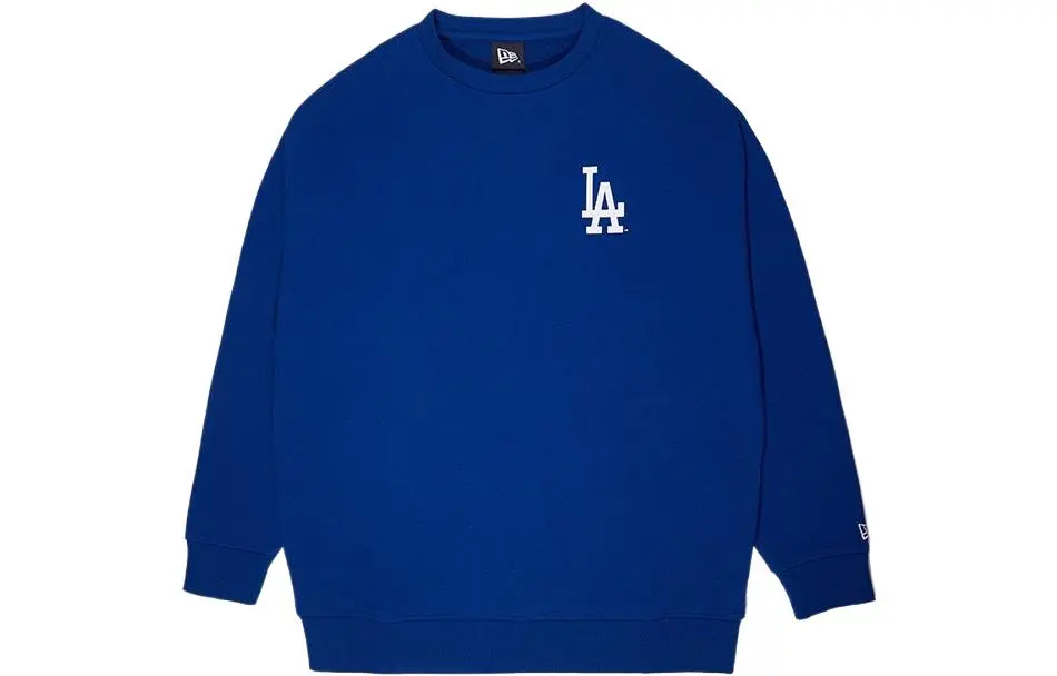 New Era Sweatshirts Unisex Blue Crew Neck Moderate Regular