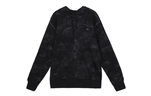 Adidas Originals Sweatshirts Men's Black Hooded Moderate Regular