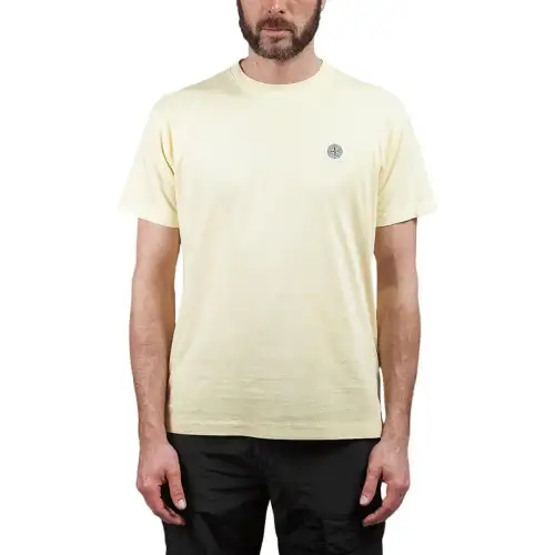 STONE ISLAND T Shirt Men's Yellow