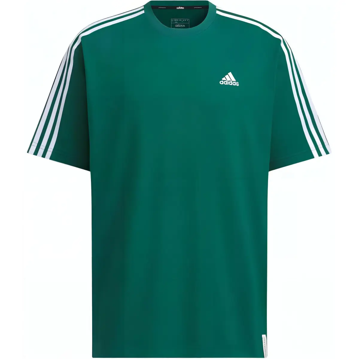 Adidas Essential T Shirt Men's Preppy Green