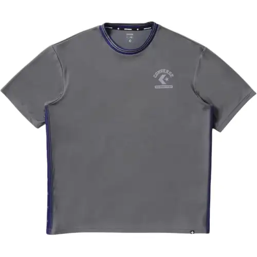 Converse Tee CS TAPE T Shirt Men's Gray/Purple
