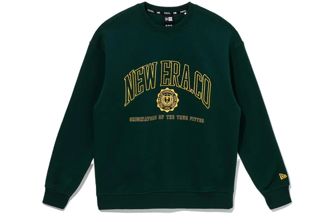 New Era Sweatshirts Men's Green Crew Neck Moderate Other