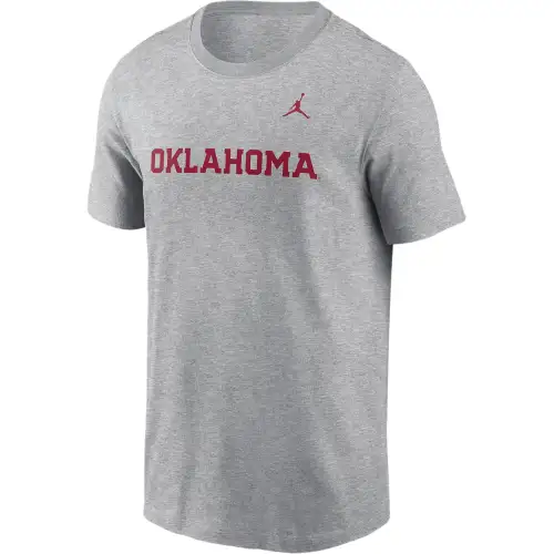 Jordan Oklahoma Sooners Primetime Wordmark Men's Jordan College T Shirt