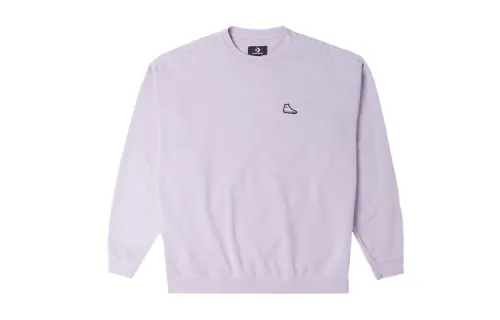 Converse Sweatshirts Unisex Purple Crew Neck Moderate Regular