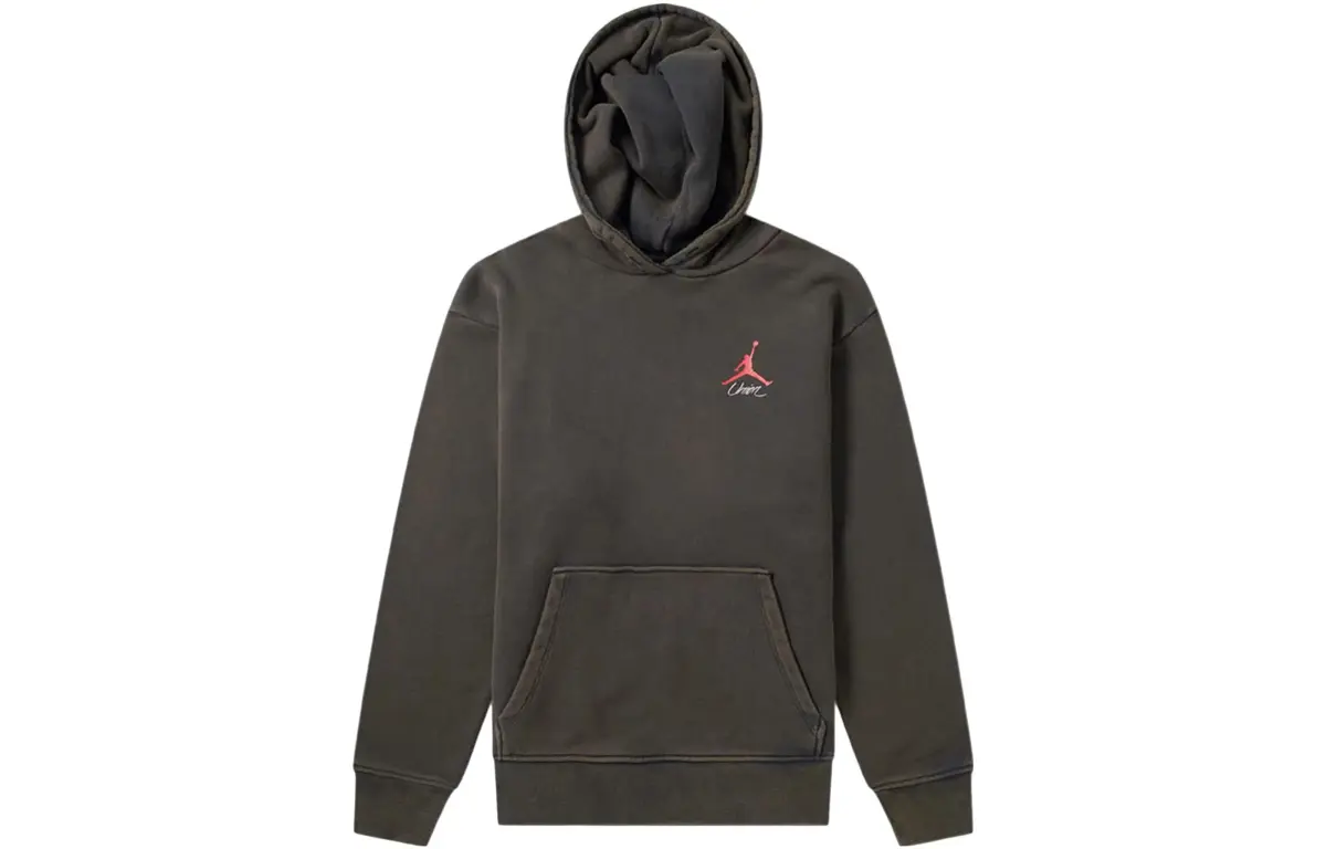 Jordan Sweatshirts Men's Gray Hooded Moderate Regular