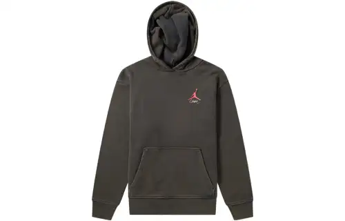 Jordan Sweatshirts Men's Gray Hooded Moderate Regular