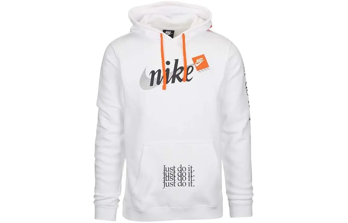 Nike Sweatshirts Men's White Hooded Moderate Other