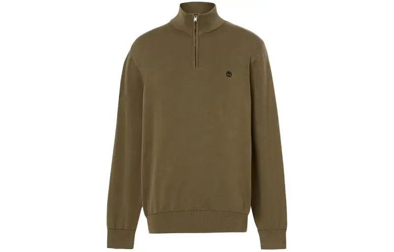 Timberland Quater zip Logo Sweater