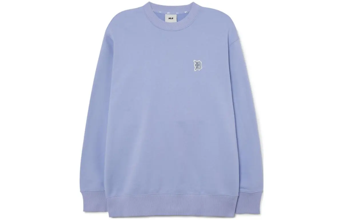 MLB SS23 Sweatshirts Unisex Light Purple Crew Neck Moderate Regular
