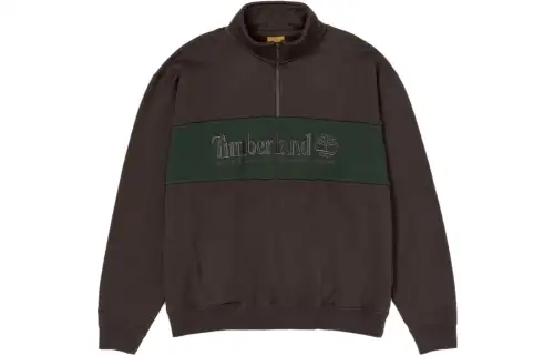 Timberland FW23+81 3 Sweatshirts Unisex Dark Brown Crew Neck Moderate Regular