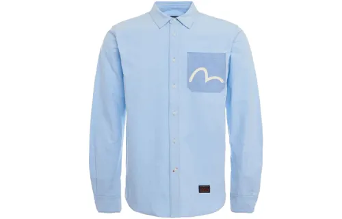 EVISU Shirts Men's Square Collar Moderate Other