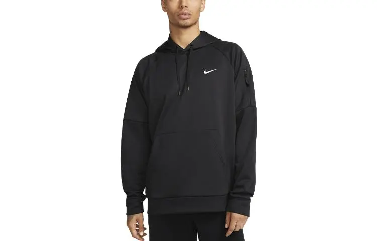 Nike Sweatshirts Men's Black Hooded Moderate Regular