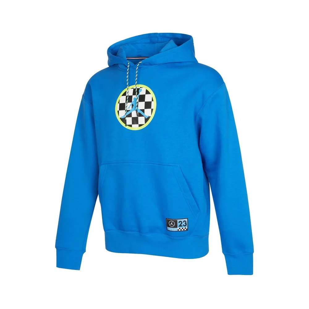 Jordan Sweatshirts Men's Blue Hooded Moderate Straight Fit