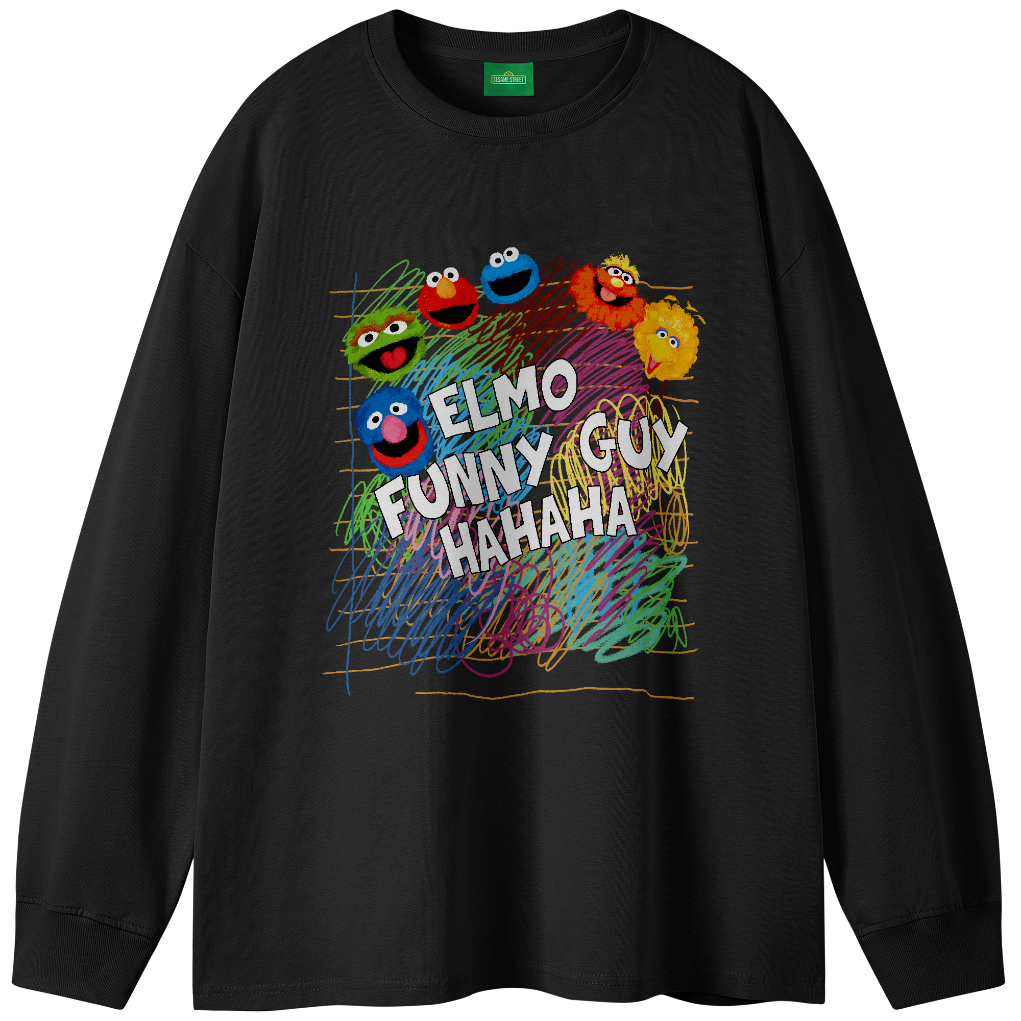 Унисекс футболка SESAME STREET (белая)