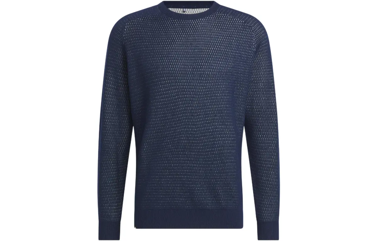 Adidas Ultimate365 Sweatshirts Men's College Navy Crew Neck Moderate Straight Fit