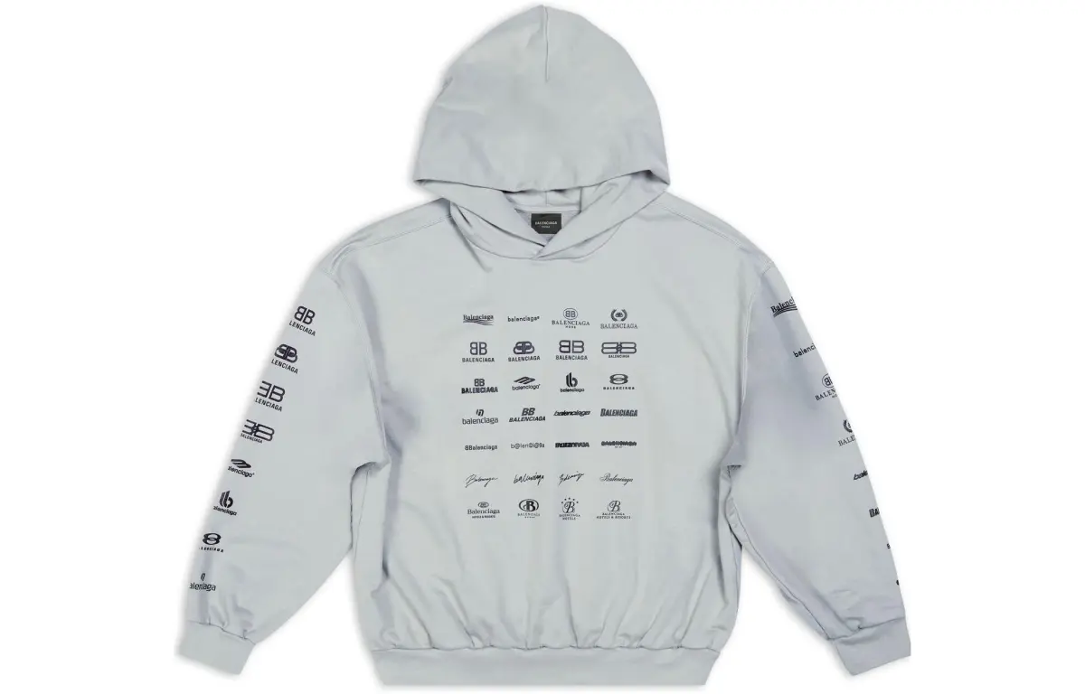 Balenciaga SS23 Sweatshirt Loose Fit Unisex Gray