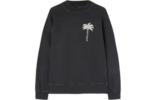 PALM ANGELS Logo Printed Crewneck Sweatshirt