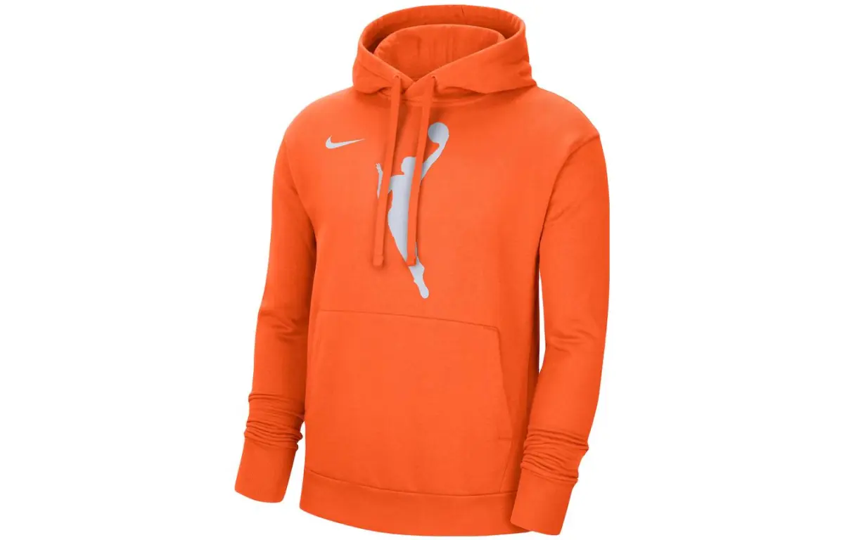 Nike Sweatshirts Unisex Orange Hooded Moderate Regular