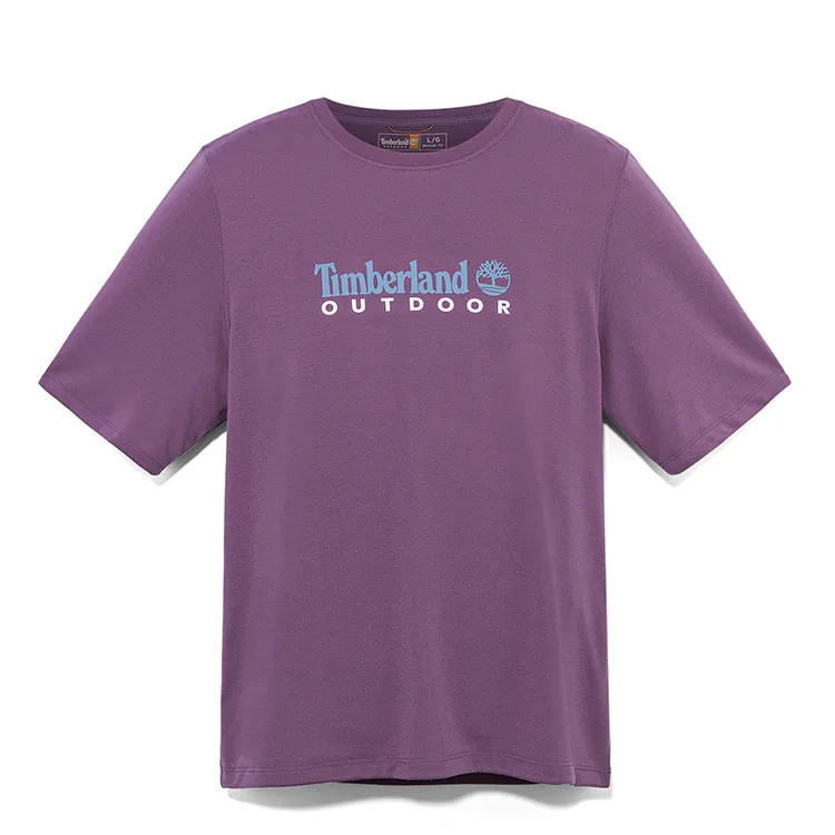 Timberland T Shirt Men's Vintage Violet