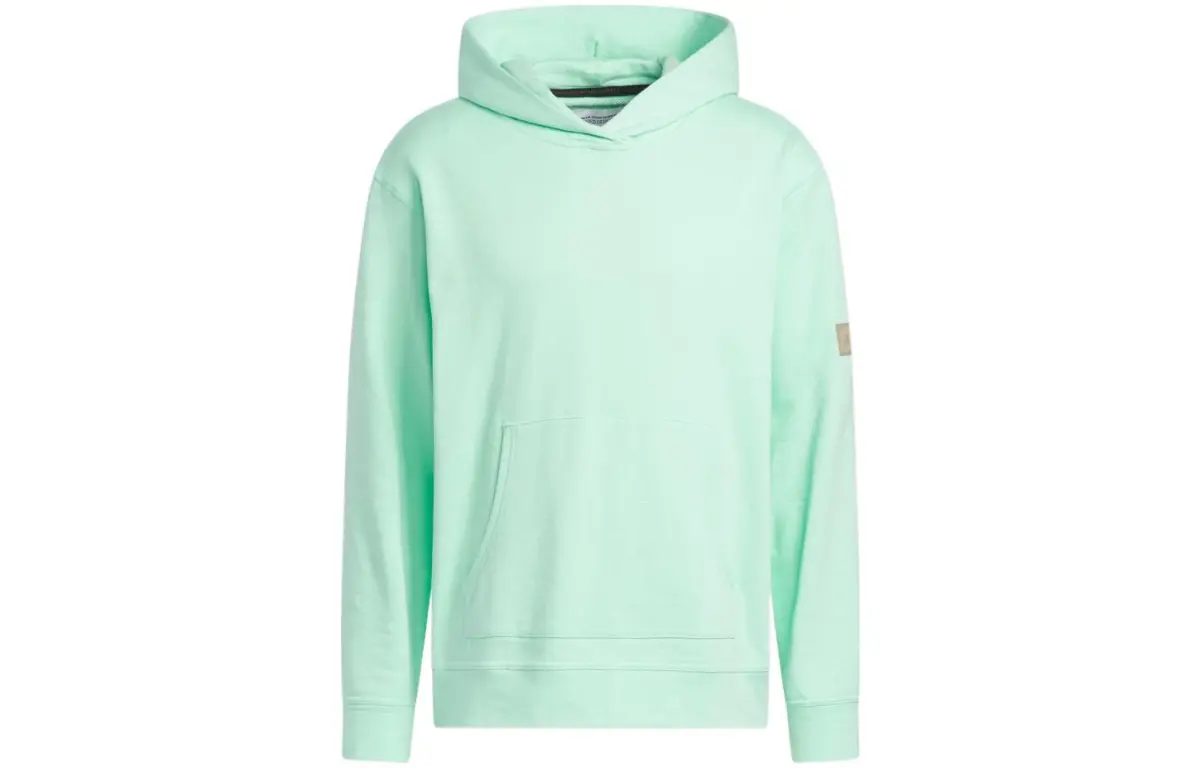 Adidas Sweatshirts Men's Green Hooded Moderate Regular