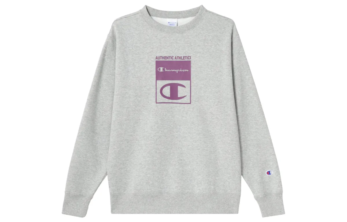 Champion Sweatshirts Men's Gray Crew Neck Moderate Other