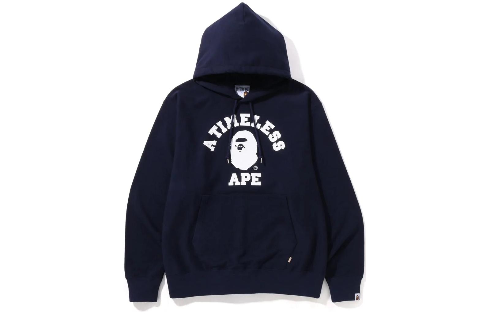 Мужское худи A BATHING APE (темно-синее)