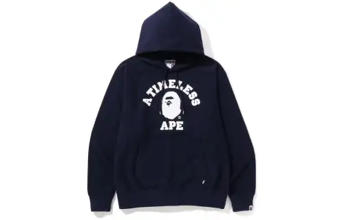 Bape Relaxed Classic College Pullover Hoodie