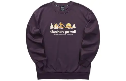 Skechers Stroll Sweatshirt Unisex Plum Purple Red