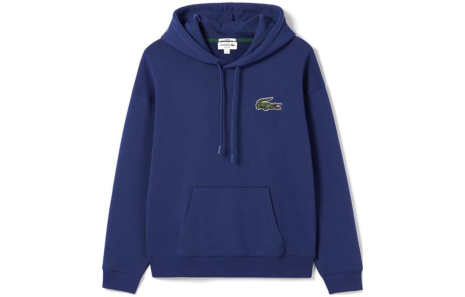 Худи LACOSTE Big Logo (темно-синее)