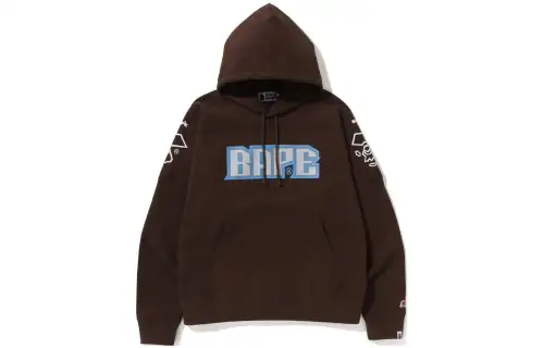 Bape Football Loose Fit Pullover Hoodie