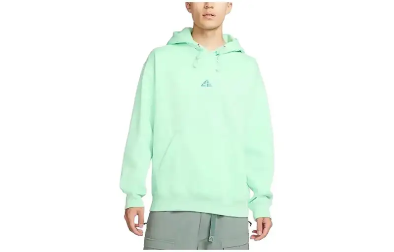 Nike Sweatshirts Men's Green Hooded Moderate Other