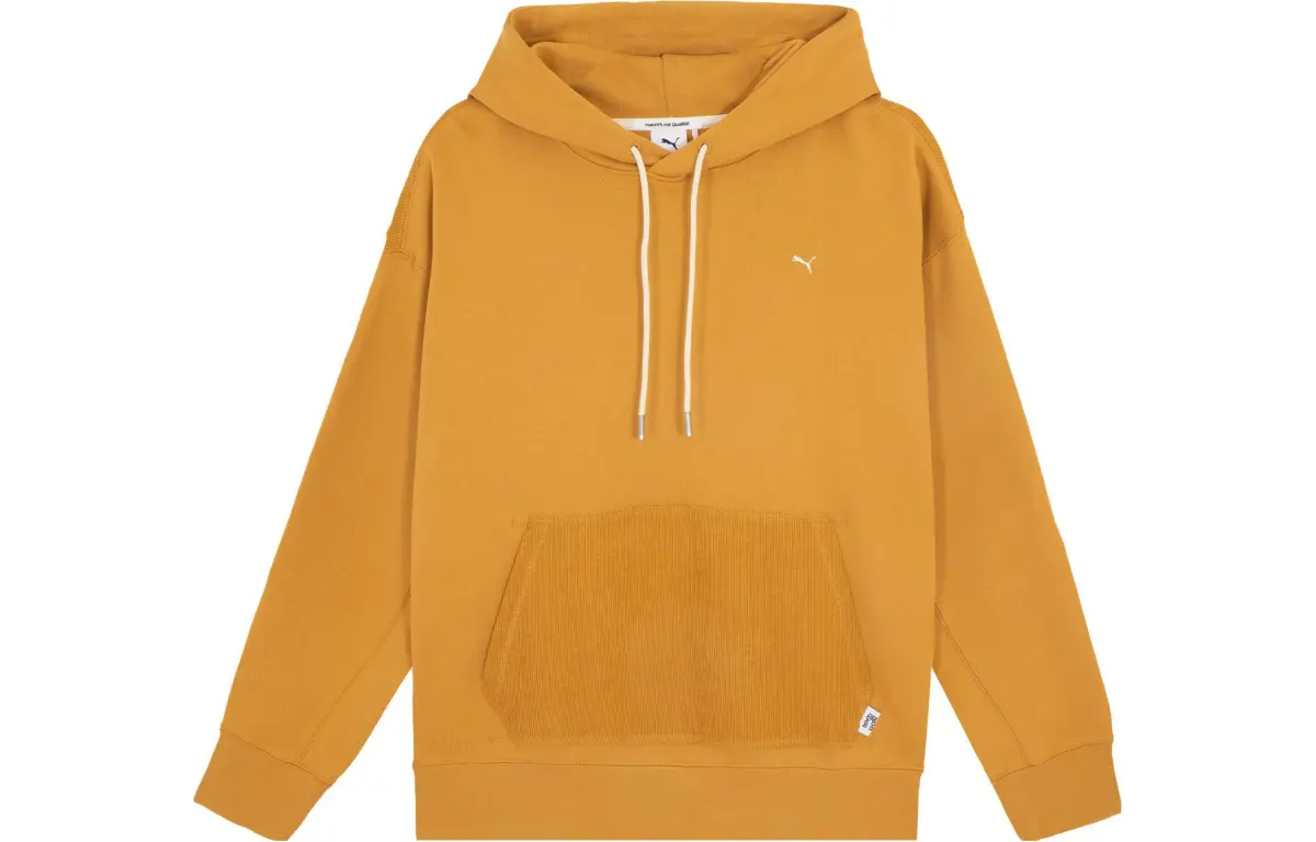PUMA Sweatshirts Unisex Earth Yellow Hooded Moderate Other