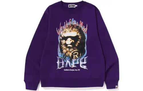 Bape Ape Head Graphic Crewneck