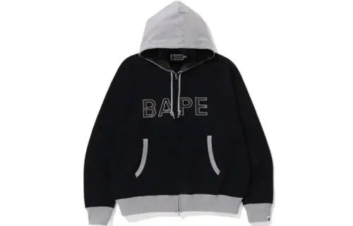 Bape Color Camo Thermal Patch Loose Fit Zip Hoodie